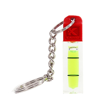 KAPRO open up road acrylic water bubble pendant key buckle horizontal ruler decoration measurement