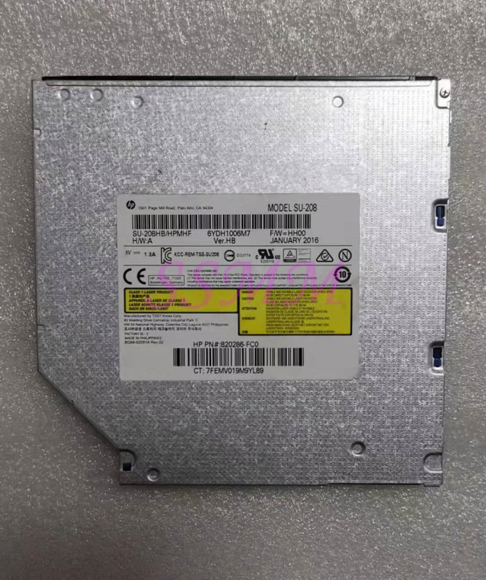 New SU-208 Notebook ultra-thin 9 mm built in optical disc drive cd DVD CD ROM Disc Drive 9 5 mm