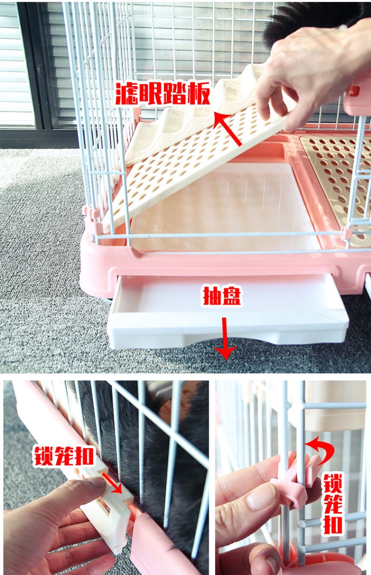 Mèo lồng mèo biệt thự trong nhà sang trọng hai lớp ba tầng lớn hộ gia đình mèo cung cấp mèo nhà mèo lồng - Cat / Dog hàng ngày Neccessities 	bát ăn chậm cho mèo	