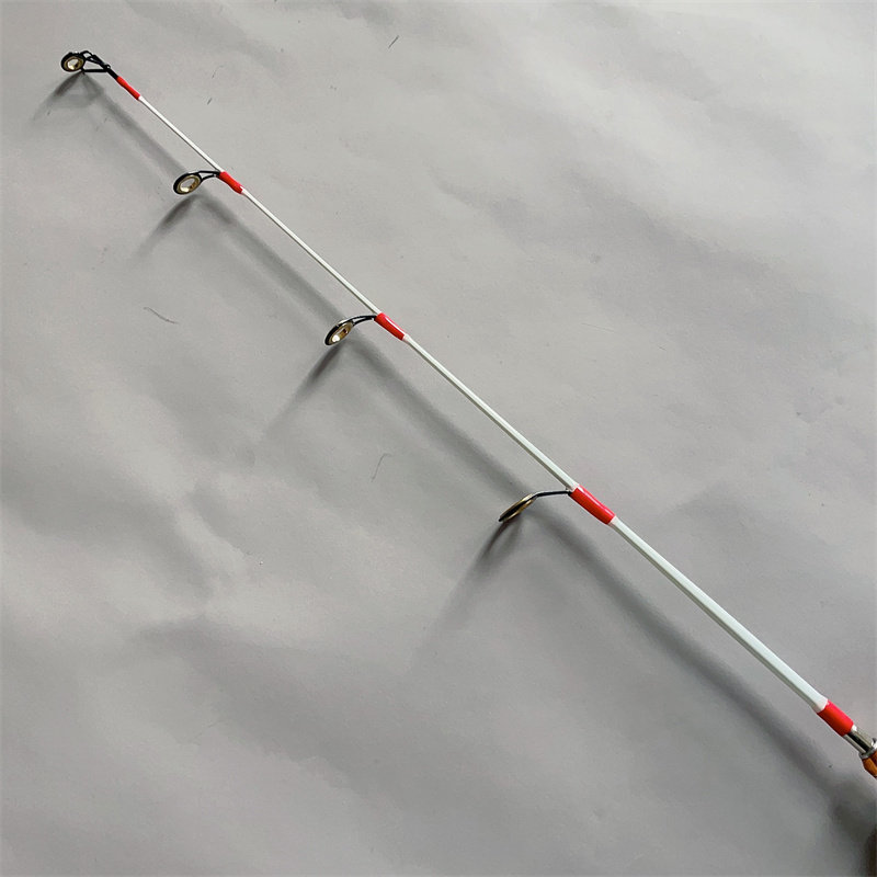 Ice удочкой 船鹰冰钓竿 冬钓鱼杆软调筏竿玻纤扁梢圆梢 超短船筏鱼竿