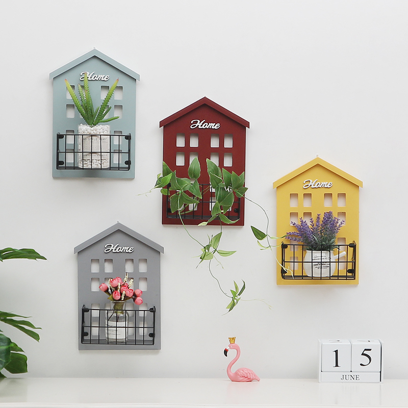 Creative Balcony Wall Surface Sheltering Decorative Shelve Bedroom Living Room Wall Hung Wall Containing House Styling Wall-mounted