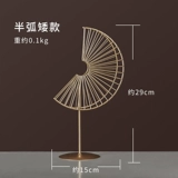 Nordic Light Luxury Creative Ginkgo Leaves Устанавливает домашние украшения гостиной телевизор телевизионный шкаф модель модель дома