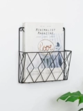 Nordic Ins Iron Art Book Book Fringe Wall Wanging Wanging стена хранения настенная полка настенная полка простая гостиная книга