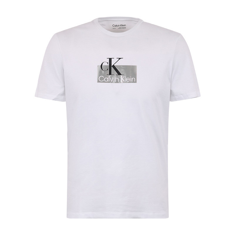 Calvin Klein/Calvin Klein Ck Men's Simple and Stylish Short-Sleeved Casual Round-Neck T-Shirt with Letters