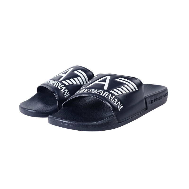 Emporioarmani Armani Ea7 Slippers for Men, New Summer Style Home Slippers, Simple and Versatile Slip-Ons Emporioarmani Armani Ea7 Slippers for Men, New Summer Style Home Slippers, Simple and Versatile Slip-Ons