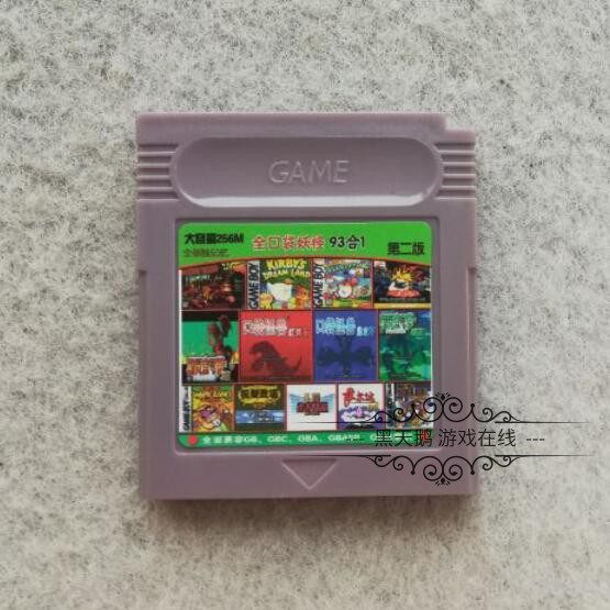 GBC Game Card Card GB Collection Monster Capsule Courage Dragon 1 2 Monster Wonderland 93 in 1