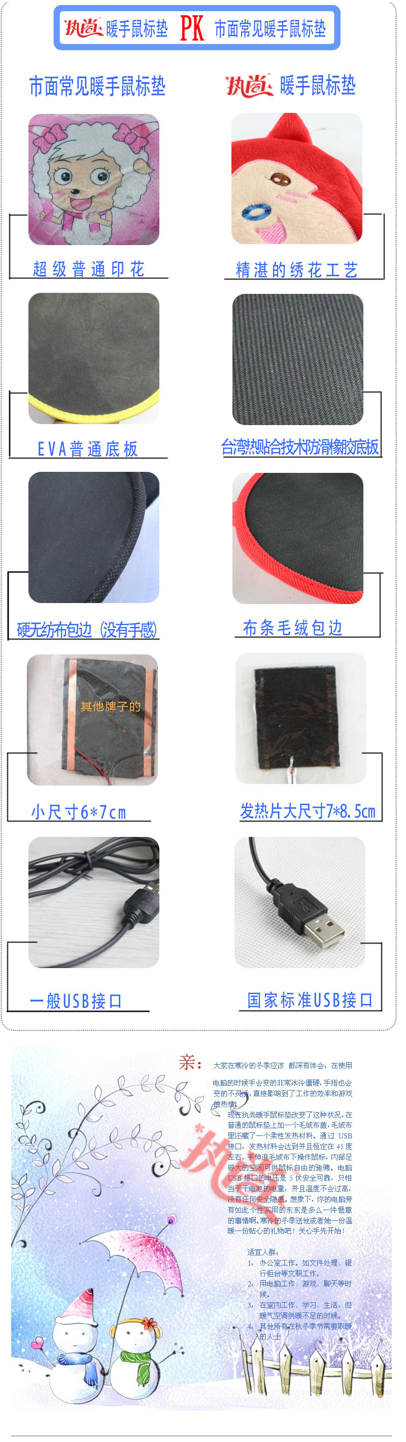 Coussin chauffant USB dessin animé - Ref 425196 Image 52