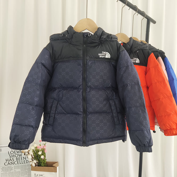 2021 Winter new children's down clothes boy CUHK girl girl baby girl short jacket thickened bread surges
