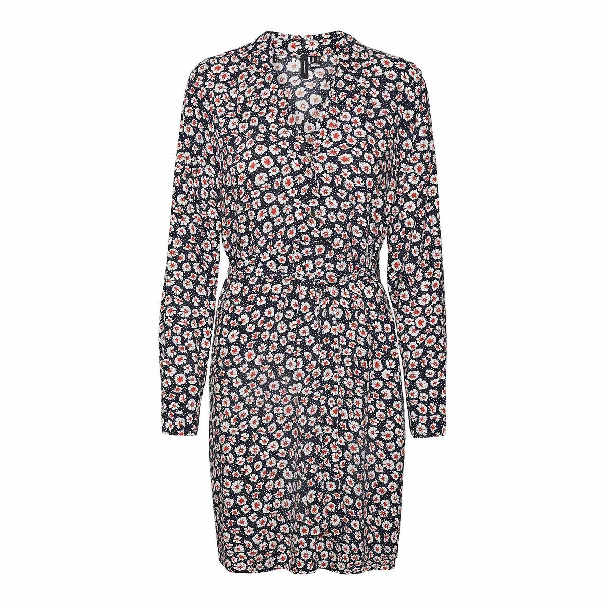 LaRedoute dress with dress floral print meme you dress with slim lace shirt dress-Taobao