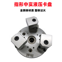 Taiwan standard in the real finger type hydraulic Chuck finger Chuck hydraulic three jaw 6810 inch Factory Direct
