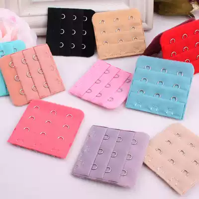 Middle three-breasted Bra extension buckle extension buckle underwear adjustment back buckle 3 row 3 buckle three row three buckle extension strap buckle