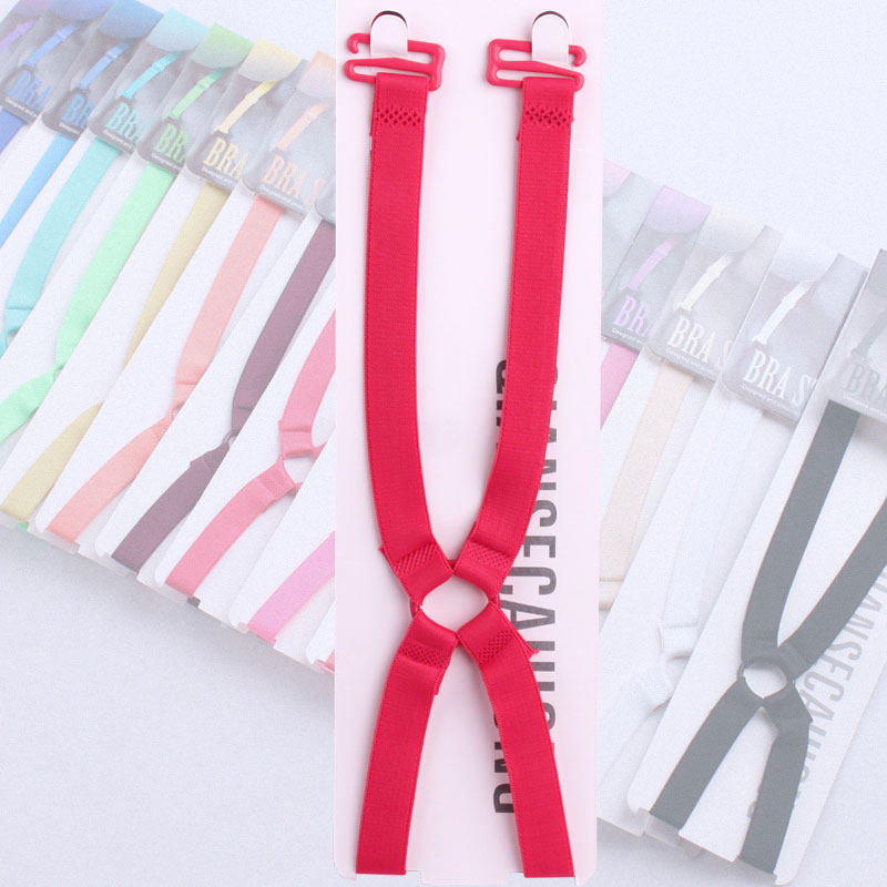 1 8cm Cross Strap Bra Strap Double Shoulder Strap Bra Strap Underwear Strap Underwear Shoulder Strap Thin Non-slip Strap