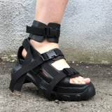 Высокие летние сандалии подходит для мужчин и женщин, высокая универсальная модная пляжная обувь на платформе, коллекция 2022