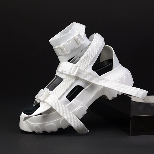 Высокие летние сандалии подходит для мужчин и женщин, высокая универсальная модная пляжная обувь на платформе, коллекция 2022