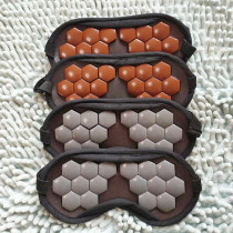 South Korea Medical Stone Normal Room Eyewear Foreign Trade Order Color Outer Leather Tomarine Negative Ion Stone Protective Germanium Stone Eye Protection