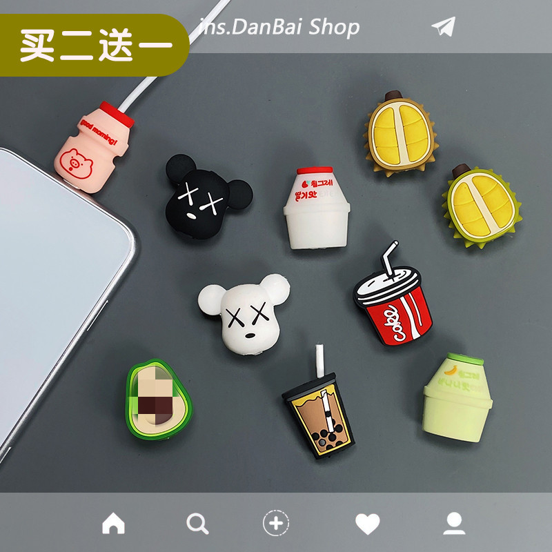Data line protective sleeve 20w cute charger head Apple 12 anti-break bite oppo Huawei vivo Android 11