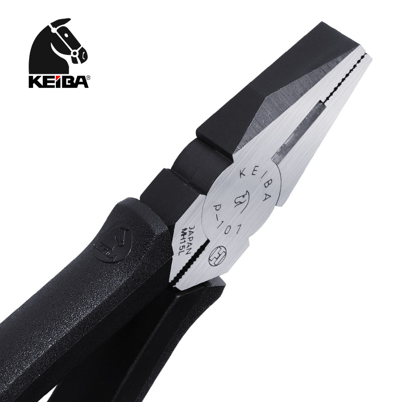 Japanese horse brand vice P-108 flat mouth pliers wire pliers labor saving P-106 electrician pliers P-107