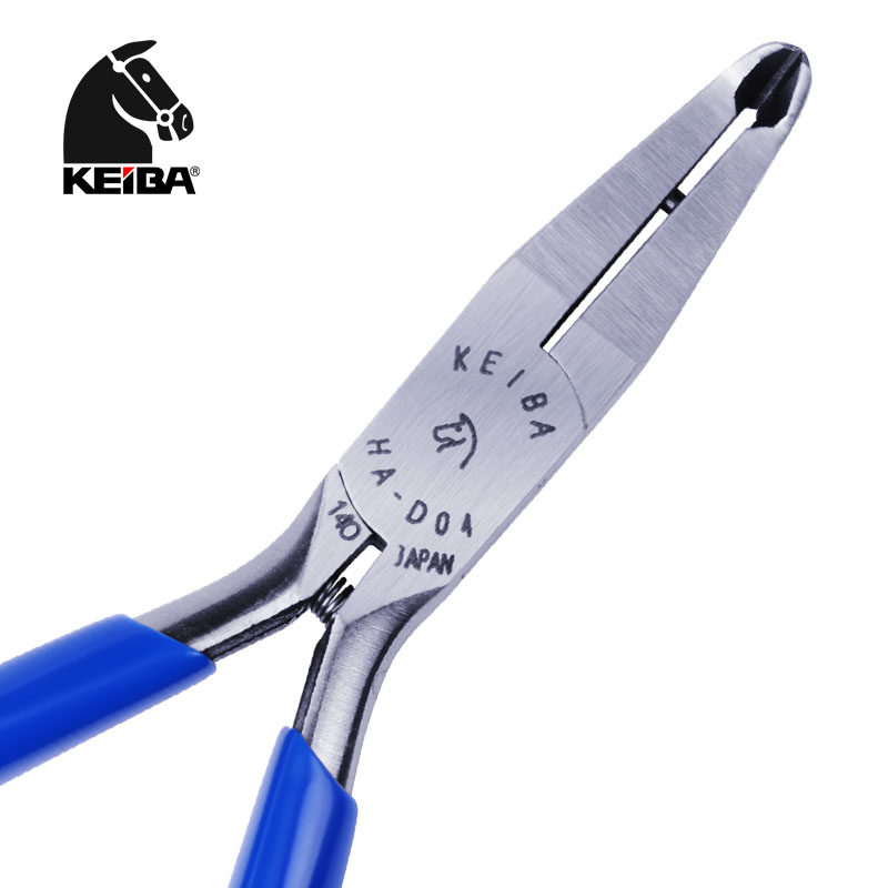 Original dress Japanese horse card miniature curved nozzle pliers HA-D04 Bend Mouth Pliers Mini elbow pitched pliers 45-degree Top-cut pliers