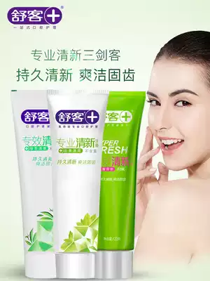 saky Shuke Shuke professional fresh rose Green Tea mint toothpaste 3 fresh breath clean