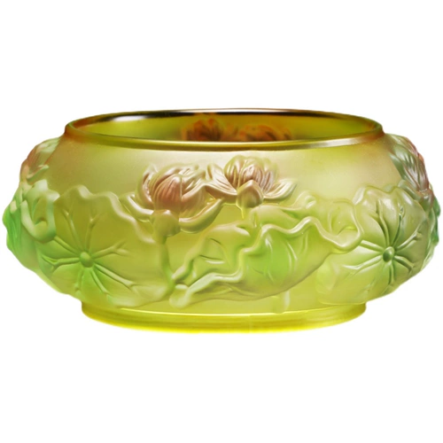 Liuli Color Brange Burner для трубы маленького домохозяйства Будды, посвященного внутренней атаковой миске Будда Бога Божье вставка