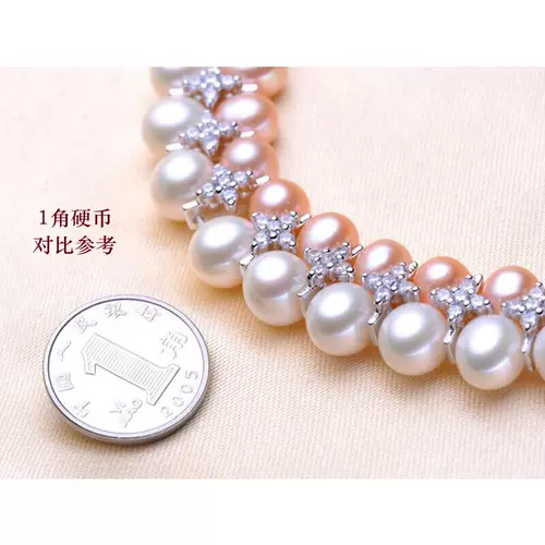 Ожерелье Gao Yuanyuan из натурального жемчуга, многослойное женское разноцветное роскошное, благородное и модное двухрядное ручное ожерелье с микронабором цирконов