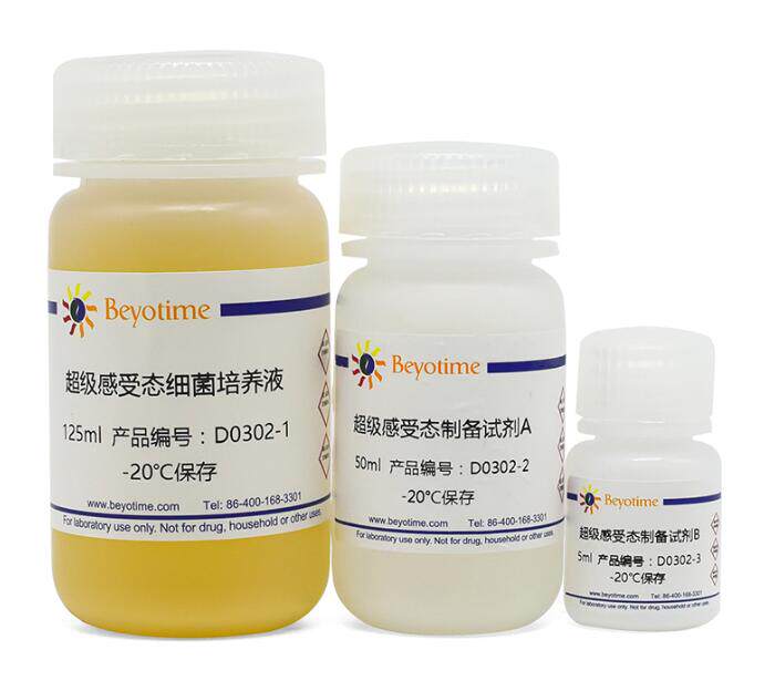 超级感受态细菌制备试剂盒  D0302 100次  碧云天生物 Beyotime