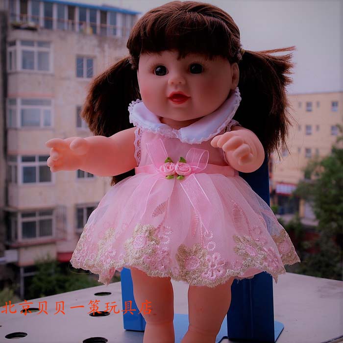 30 - 35 cm Naibo Nie Mi Mi mô phỏng búp bê màu hồng màu xanh váy quần áo phụ kiện đầm bê barbie