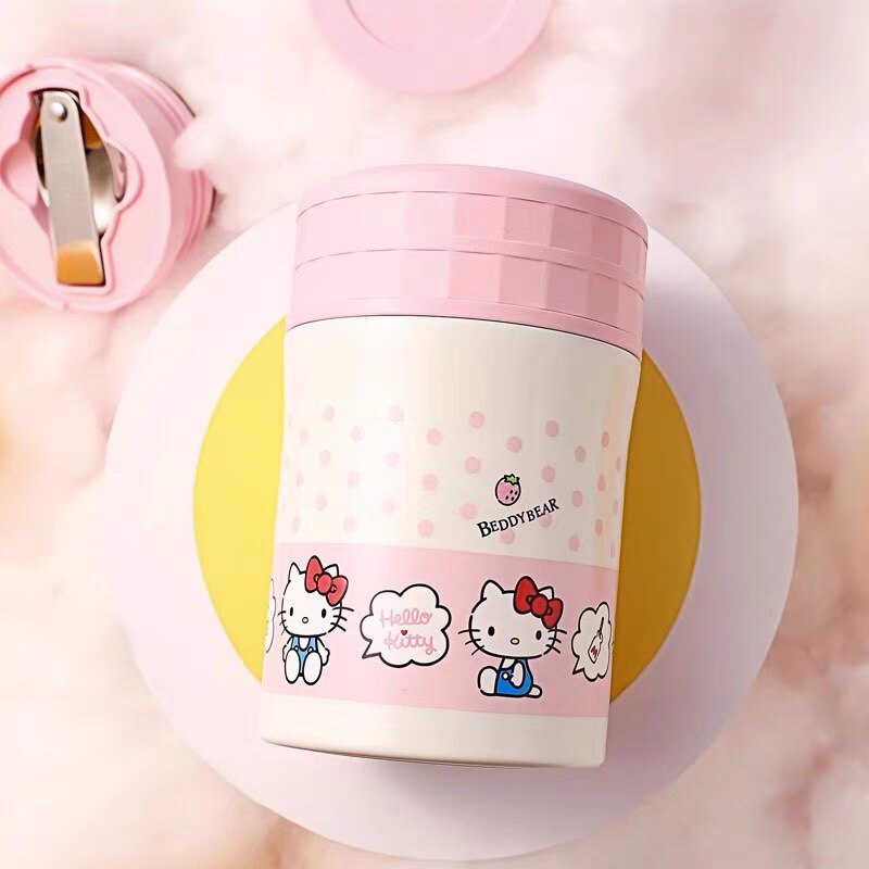 hello Kitty Steam Can 316 Stainless Steel Copper Cup Cup Cup Cup Cup Cup Lovely student heat box