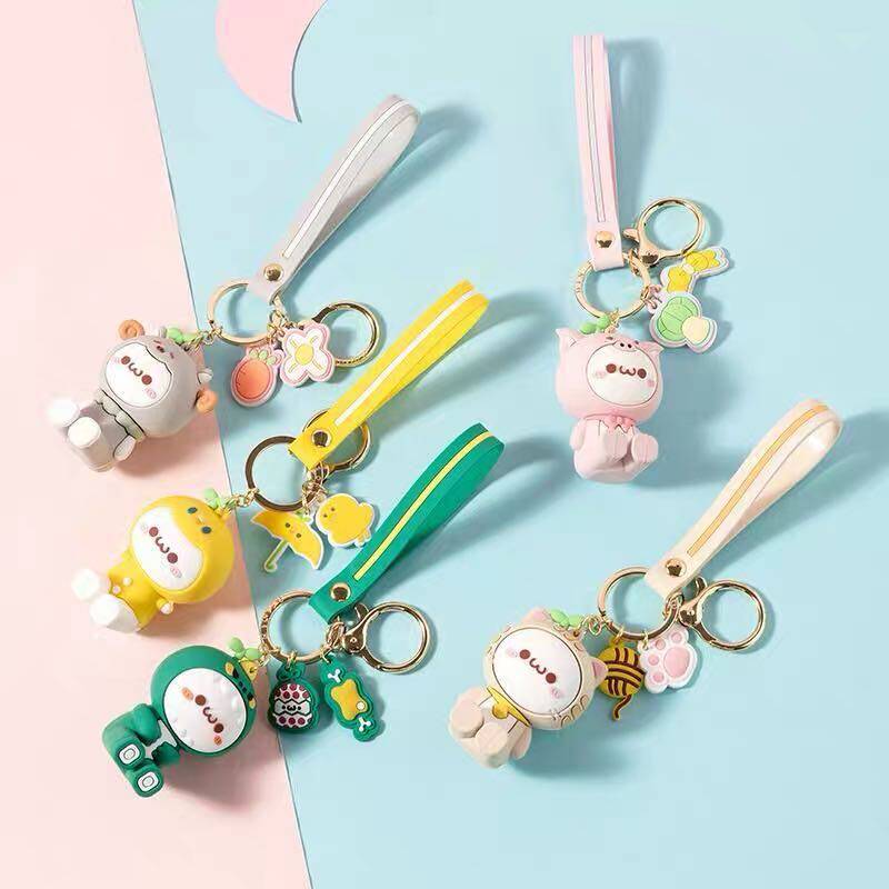 MINISO name Genesis Long grass Yen Benson Mobile Phone Rack Key Buckle Pendant Cute Bag bag hanging decoration Katong