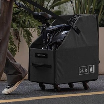 Rhino Walk folding bicycle storage box loading bag 14 inches 20 inches p8 small cloth checked dustproof and waterproof pulley