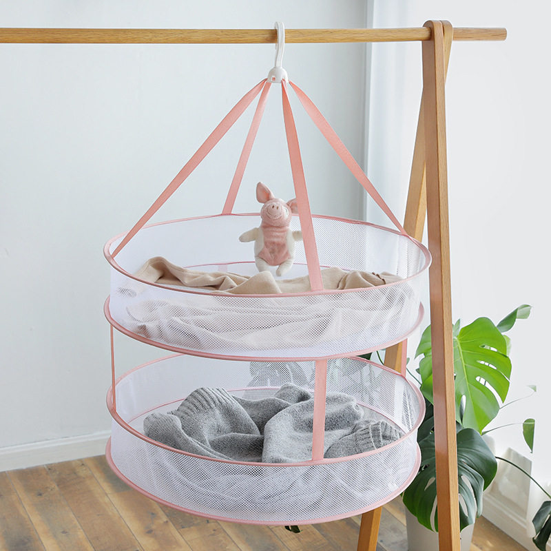 Drying socks artifact drying sweater special drying rack cashmere clothes tiled net pocket household drying basket drying net