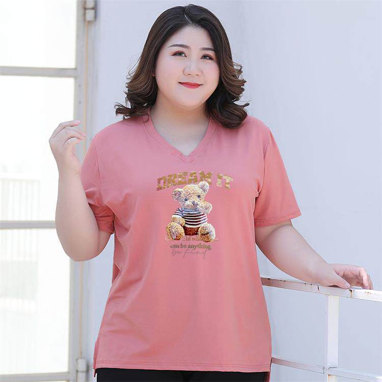 Летняя шелковая однотонная футболка, большой размер OTHER / Other 