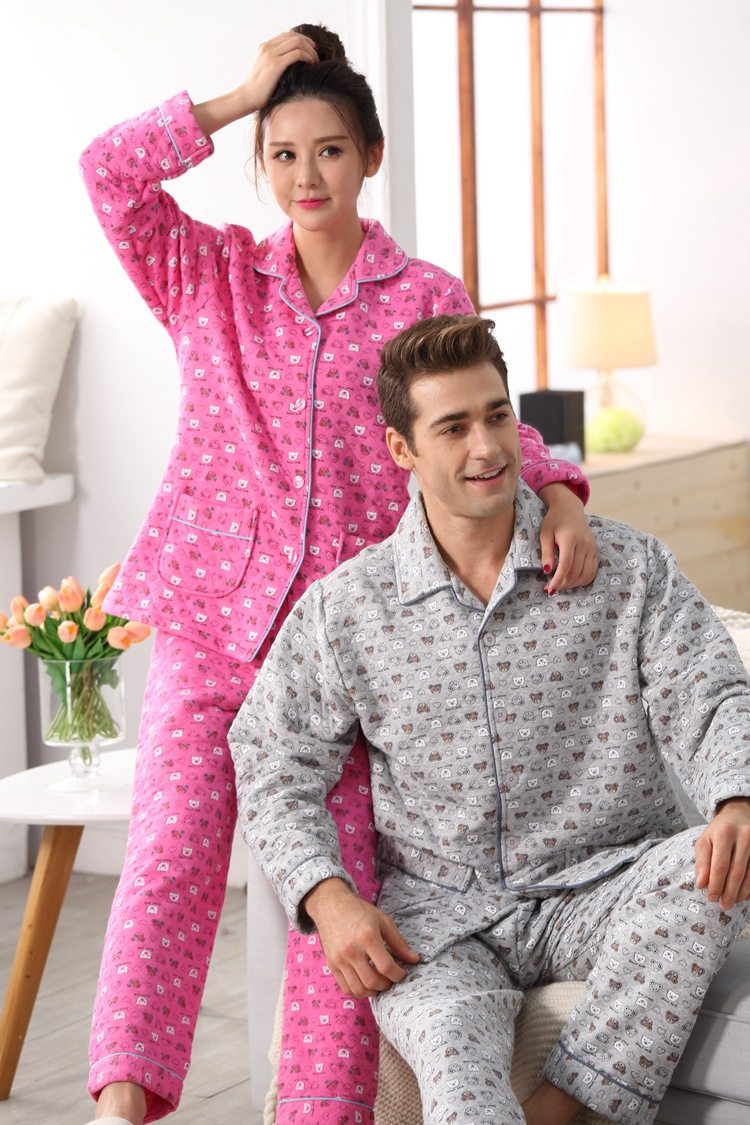 Pyjama mixte en Coton à manches longues - Ref 3005606 Image 30