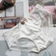 Quần lót nữ bằng vải cotton Nhật Bản ren siêu mỏng dễ thương thoáng khí không có dấu vết eo thấp tóm tắt nhỏ tươi - Giữa eo