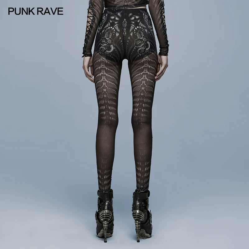 Скидка 40% - Xiaopo Subculture PUNK RAVE pr punk status женские трусы со слабленным черепом
