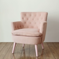 Ghế sofa vải đơn thời trang Châu Âu khóa mục vụ sofa hiện đại căn hộ nhỏ neo ghế cà phê ghế - Ghế sô pha ghế nhựa sofa