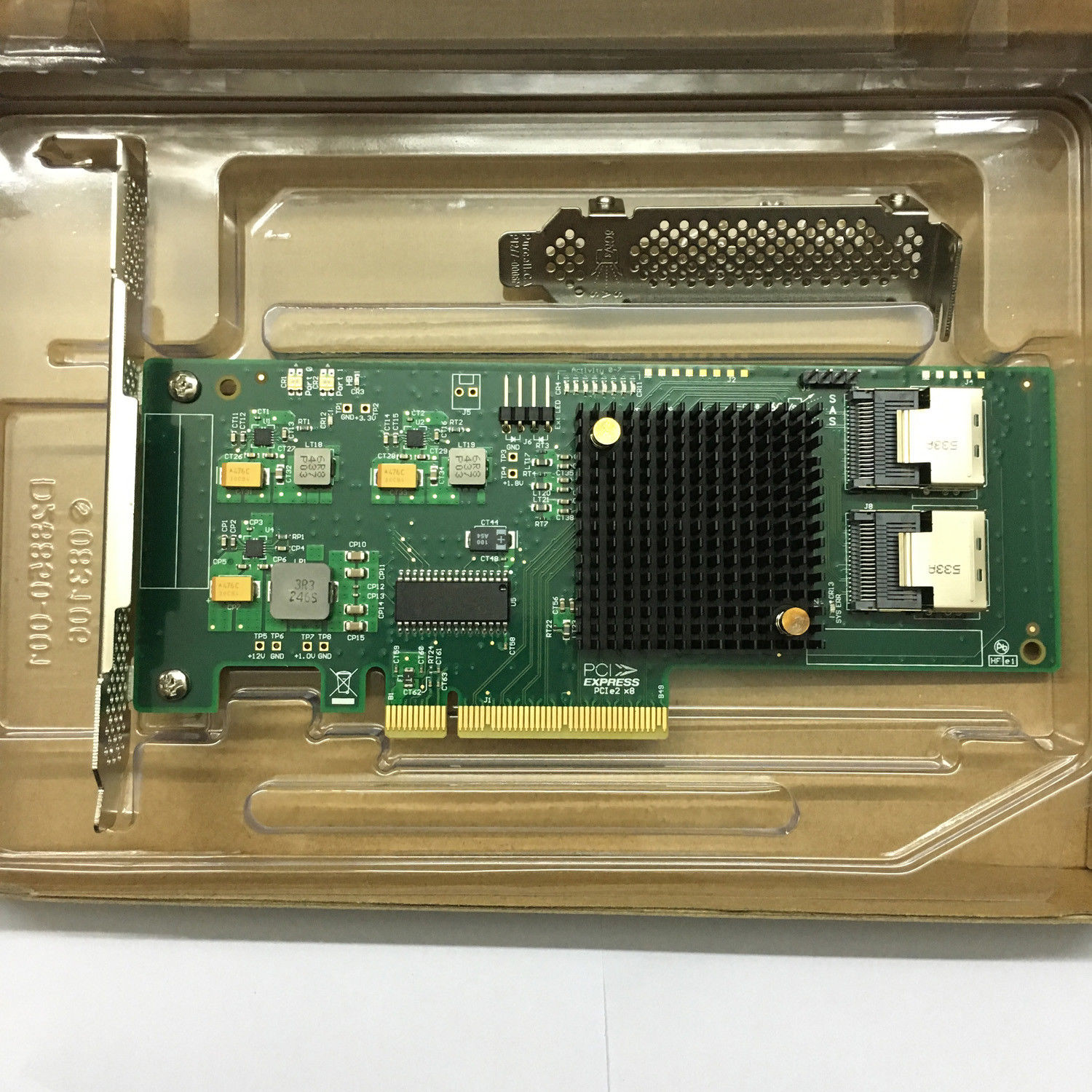 LSI SAS 9211-8i 2008 chip 6GB 8 hba card straight through card extension card array card