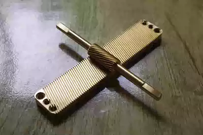 High precision helical rack and pinion large focus base DIY