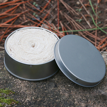 Savage bushcraft outdoor camping fire sickle fire carbon cloth embryo cloth fire scorched cloth Flint fire carbon cloth