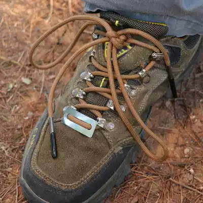 Savage bushcraft wild survival fire shoelace Survival shoelace fire stick shoelace Ignition shoelace