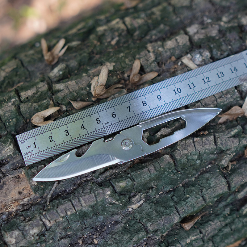 Savage bushcraft outdoor camping multi-function keychain knife EDC folding portable fruit knife mini knife