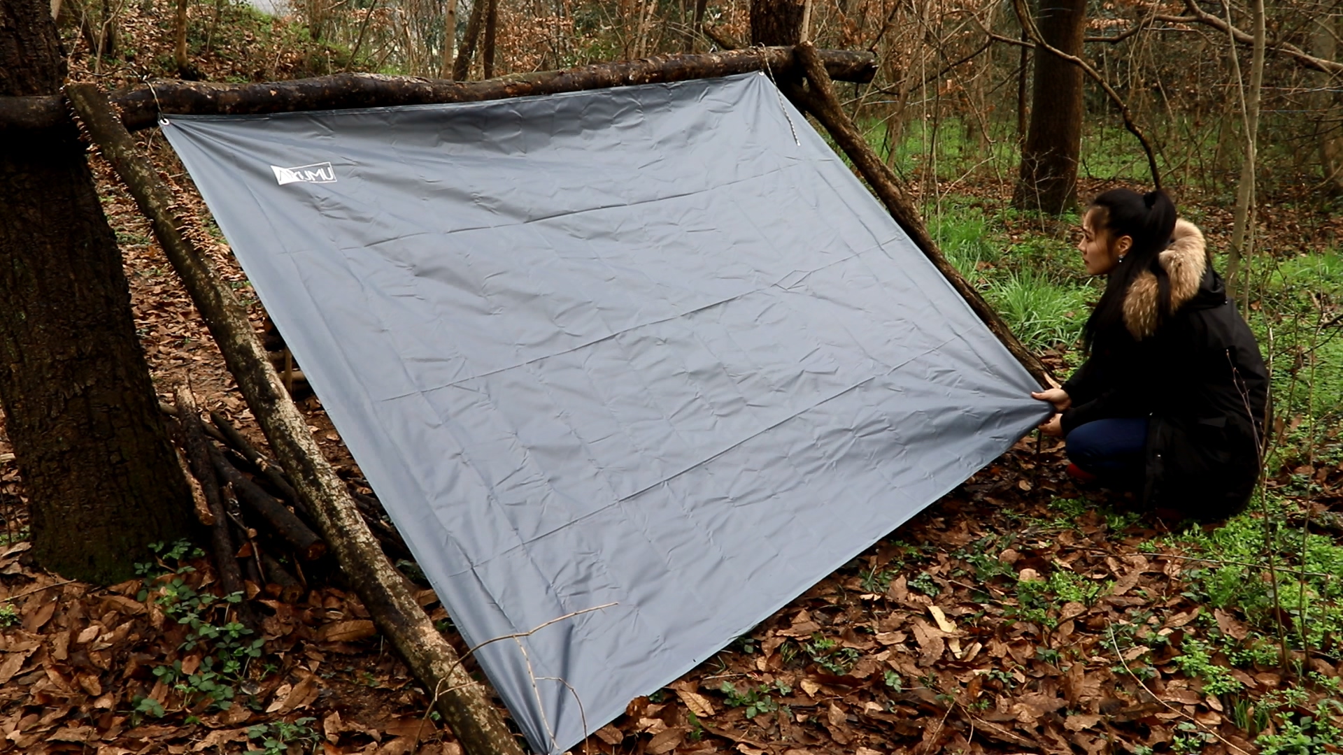 Savage bushcraft outdoor moisture proof mat Multi-function canopy camping cushion outdoor floor cloth
