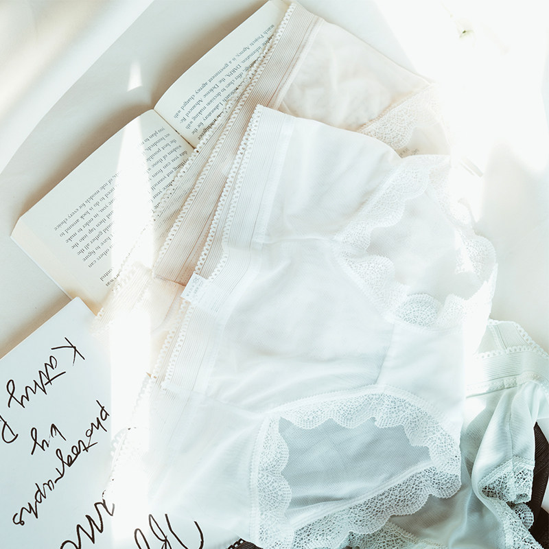 Sexy underwear lace daily breathable triangle mesh mesh summer without trace girl underwear