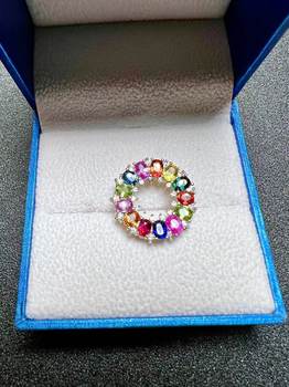 Natural colored sapphire colored sapphire