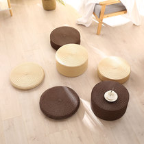 Futon bay window Tatami rattan floor grass woven Japanese casual living room small pier floor cushion low stool Household