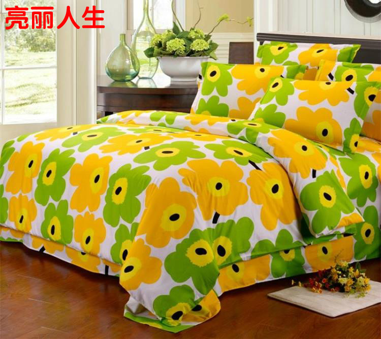 Bông chăn che mùa xuân và mùa hè mảnh duy nhất bông đơn đôi mùa hè quilt cover sheets pillowcase tấm sinh viên