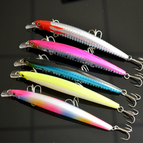 11 11 5cm 12g 12g Hooks Sea Bass Killer Big Mino Lujah Bait Hard Bait Press Flat Double Ring Mino Bait Fishing Gear