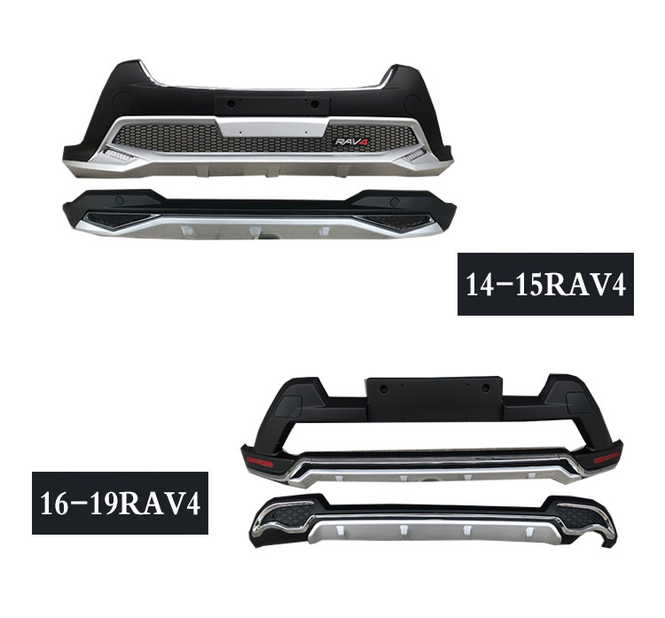 Suitable for 14-15 years old RAV4 front and rear bumper bumper 16-19 new Rong enlarge surround modification