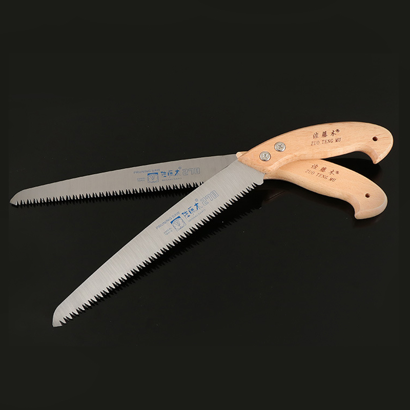 Beech handle hand ice saw wood handle hand saw waist saw carpentry saw fruit tree saw stainless steel garden saw garden saw
