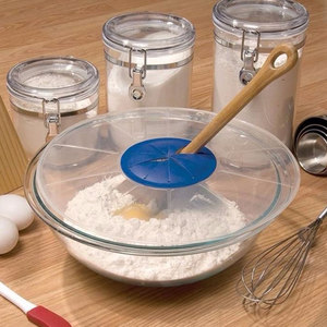 Kitchen Supplies Egg Beater Liquid Cream Splash Guard Anti-Splash Lid Baking Utensils Blue Mixing Lid